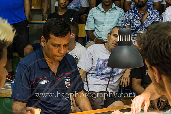 XXI Carrom Euro Cup 2017  Singles Finals Karnal Abdin (UK)  v/s Pierre Dubois (France)