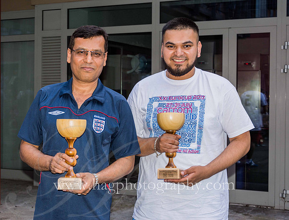 XXI Carrom Euro Cup 2017 Double Event 2nd Place Karnal Abdin & Ansar Abdin ( UK )